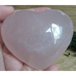 Large Rose Quartz Gemstone Carved Heart 01